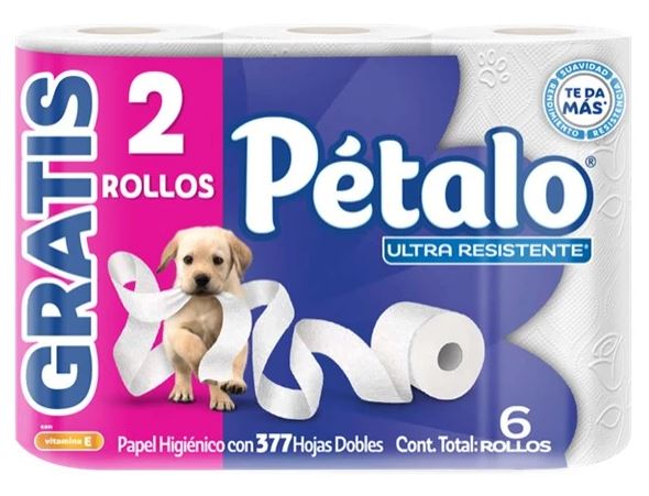 Papel Higiénico Petalo Ultra Resistente 377HJS