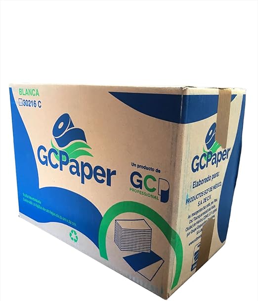 Toalla Interdoblada Blanca C-20/100 Pzas