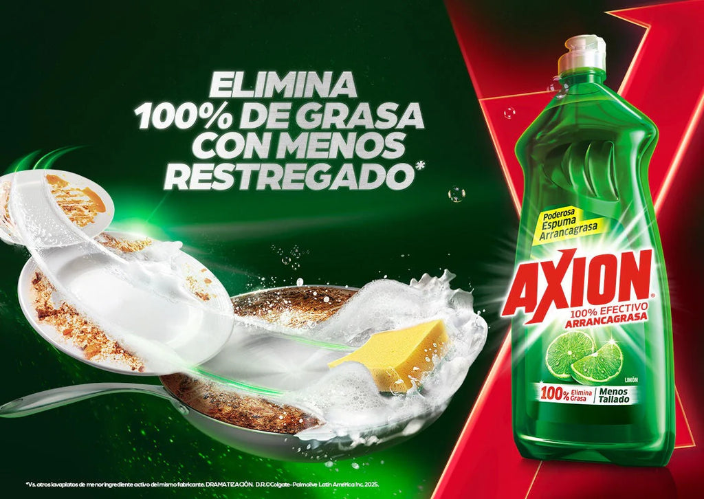 Lavatrastes Detergente Liquido Axion 400 ml