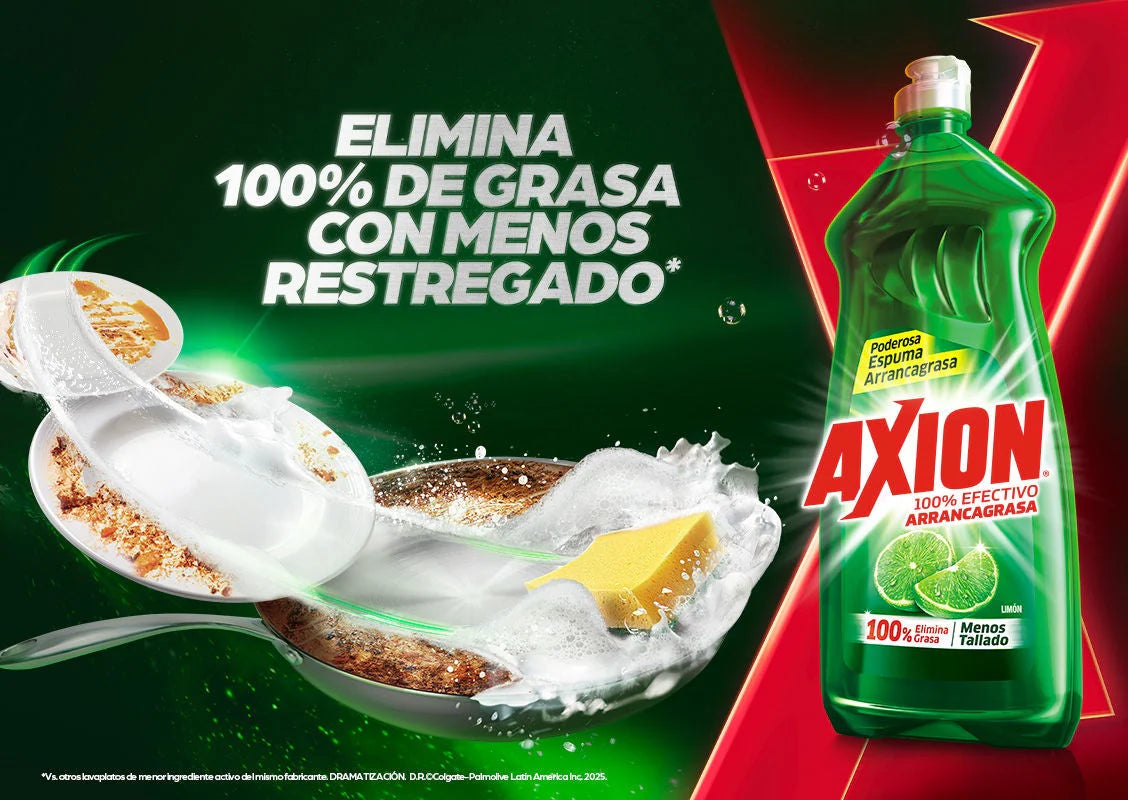 Lavatrastes Detergente Liquido Axion 400 ml