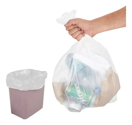 Bolsa blanca para basura Biodegradable  50 x 60