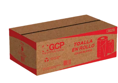 Toalla en Rollo Profesional Blanca 6/180